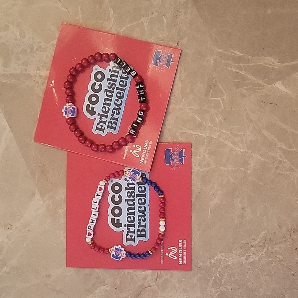 Bundle of Phillies Friendship Bracelets